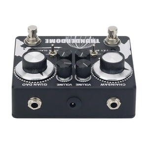 68pedals ThunderDome Dual Channel Overload Guitar Effects Pedal Replacement for King Tone The Duellist