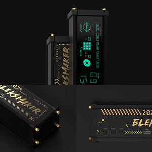 EleksVFD Retro Clock VFD Clock Desktop Clock Creative Desktop Decoration Cyber Style Boyfriend Gift