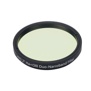 HYO 2-inch Duo-narrowband Filter High Transmittance for Severe Light Pollution Astronomical Photography