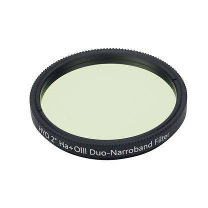 HYO 2-inch Duo-narrowband Filter High Transmittance for Severe Light Pollution Astronomical Photography