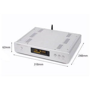 BRZHIFI DC300 2023-ES9039PRO HiFi Version Audio Decoder Dual Core DAC with 8xOPA1612 and 2xOPA604 Bluetooth5.0