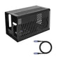 Mini Graphics Card Box Video Card Box + GPU Dock + 100cm/39.4&quot; USB4 Data Cable for Thunderbolt 4 &amp; 3