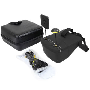 ARRIS EV800D 5.8G 40CH FPV Goggles RC Drone Goggles w/ Dual Antenna DVR 5&quot; HD Display for FPV Racing