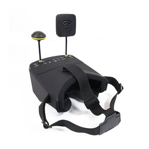 ARRIS EV800D 5.8G 40CH FPV Goggles RC Drone Goggles w/ Dual Antenna DVR 5&quot; HD Display for FPV Racing