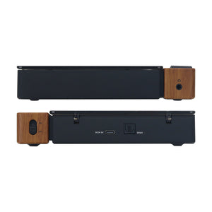 Syitren R300 Wooden Black Version CD Player High Quality Bluetooth Audio Player Support for CD/CD-R/CD-RW