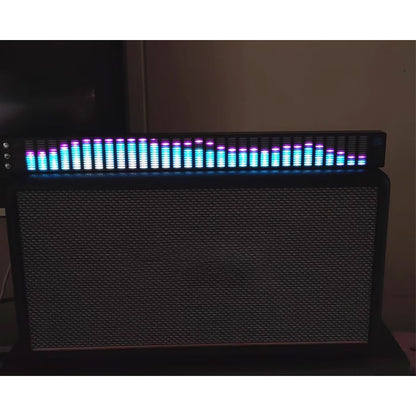 31-Band Full Color Music Spectrum Display &amp; Voice and Line Control Clock Golden Partner for Marshall