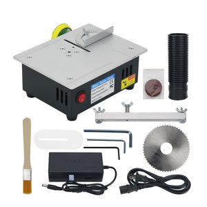 S6 Standard Version Mini Table Saw Bench Saw Supports Lifting Saw Blade for Model Making Craft DIY