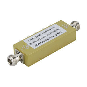 2W N - KK Type 0-30dB 0-3GHz RF Adjustable Attenuator High Quality Digital Step RF Attenuator