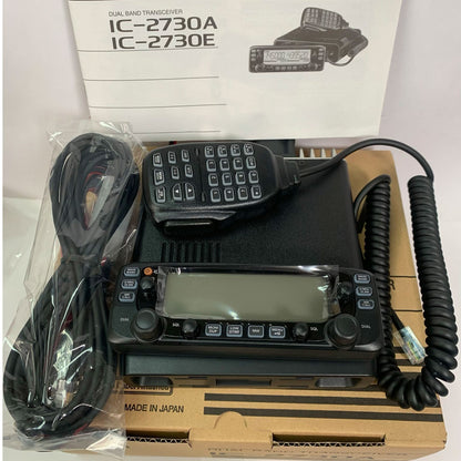 IC-2730A Dual Band Transceiver High Power Vehicle Station 5km-10km Analog Walkie Talkie for ICOM