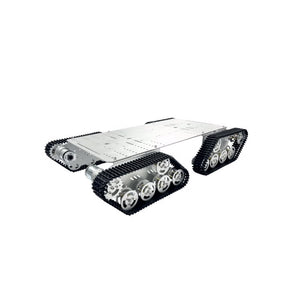 T900S Silver Tank Chassis Robot Chassis ROS Development Platform with 448PPR Photoelectric Encoder