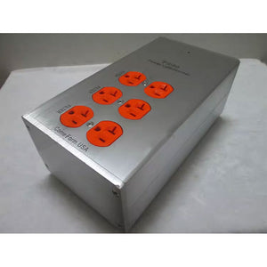 COW KING PS-30 Power Strip Aluminum Alloy 6-bit Power Conditioner Filter Purifier 6600W 30A 220V