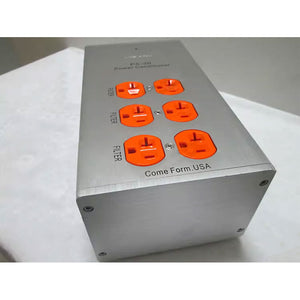 COW KING PS-30 Power Strip Aluminum Alloy 6-bit Power Conditioner Filter Purifier 6600W 30A 220V