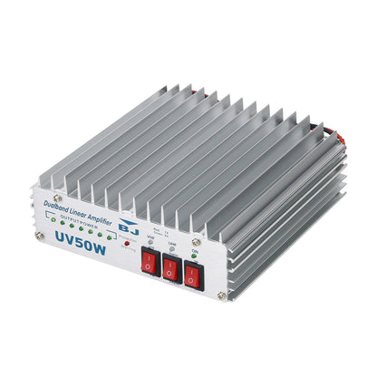 BJ-UV50W 136-174/400-470MHz UV Dual Band Duplex Walkie Talkie Linear Amplifier Full Mode Unilateral Power Amplifier