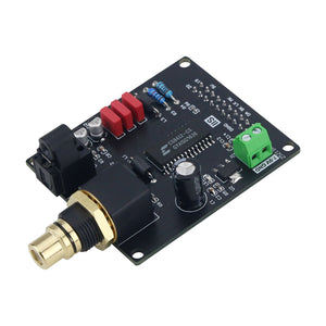 7-12V CS8412 Optical Coaxial to IIS Input Adapter Board Gold-plated RCA Socket for Nichicon Capacitor