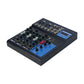 F4 4CH Professional Audio Mixer Mixing Console w/ Bluetooth USB Recording 48V Phantom Power Monitor