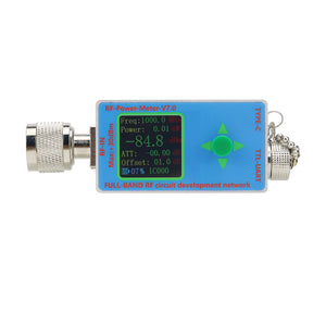 RF-Power-Meter-V7.0 10GHz RF Power Meter Maximum Input Power 30dBm (1W) N-Type Connector Type-C Port
