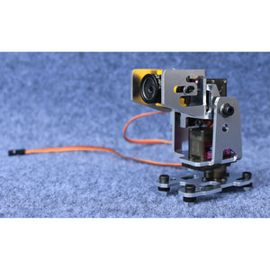 DC4.8V-5V 29-43mm Adjustable Servo Gimbal Bracket Dual-axis 29x29mm Camera Stand for FPV Drone Head Tracker with 2xServo