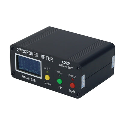 SWR-120+ Shortwave SWR &amp; Power Meter 120W Digital Power Meter with 1.3-inch OLED Display Screen Button Version