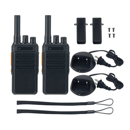 Pair of KARID KR900 400-470MHz High Power Walkie Talkie Portable and Light-weight Radio Accessory for 1-10km Communication