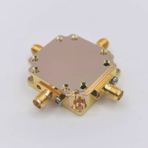 34x34x12mm/1.3x1.3x0.5" RF Shield Box CNC Machined Aluminum Shell + Four SMA Female Connectors