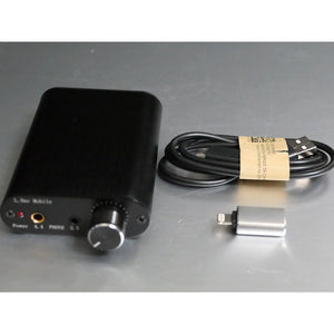 L1387Portable4.4 DAC Headphone Amp 4.4mm Balanced with Data Cable to Connect PC &amp; Adapter for Apple