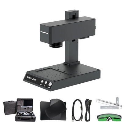 MR.CARVE M4 Dual-Laser Fiber Laser Marking Machine Laser Engraver for Metal &amp; Non-metallic Materials