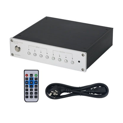 RCA-44 Hifi Selector Active Audio Switch Audio Selector High-End Version Supports 4 Input 4 Output