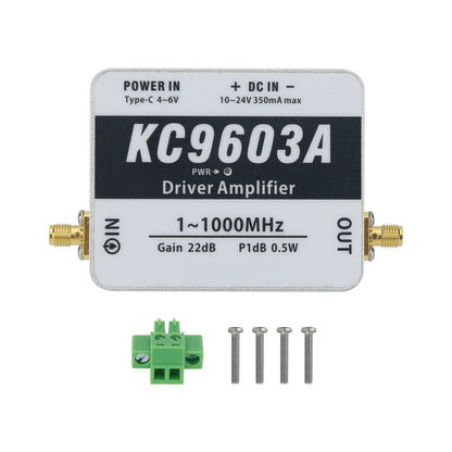 KC9603A 1-1000MHz 0.5W Driver Amplifier Preamplifier Preamp Module with 22dB Gain Medium Power