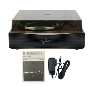 Syitren PARON II LP Record Player Bluetooth Vinyl Record Player with Speakers for 7" 10" 12" Records