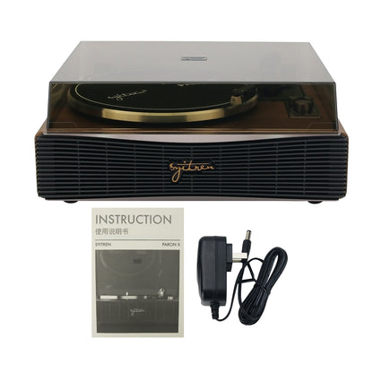 Syitren PARON II LP Record Player Bluetooth Vinyl Record Player with Speakers for 7" 10" 12" Records