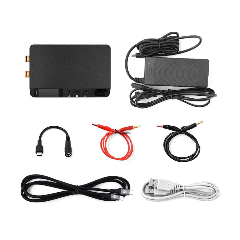 ALIENTEK DP100 High Performance CNC Portable Adjustable DC Power Supply 100W 30V 5A Regulator with C2C Data Cable + 32V 3A Power Adapter