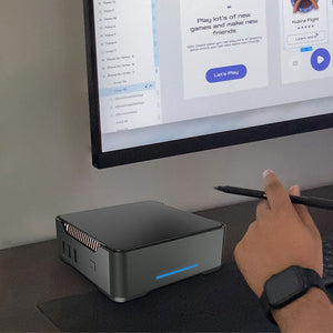 GK3PLUS N100 8GB+512GB Mini PC Mini Computer Desktop Gaming Computer with System for WIN11 4K Games