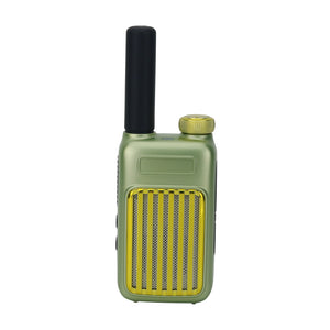 Green Pair of GT58 Portable Mini Walkie Talkie One Click Frequency Matching Handheld Outdoor Radio for Children