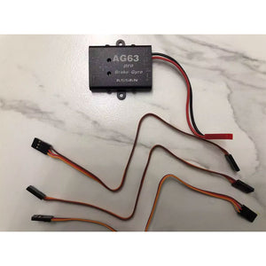 ASSAN AG63 Pro Anti-Sideslip Brake Gyro Braking Steering Gyroscope AG63Pro for Fixed-Wing Aircrafts