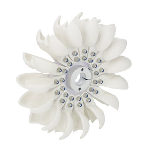 198mm/7.8&quot; Pelton Wheel Turbine Pelton Water Wheel 20mm/0.3&quot; Shaft Diameter to DIY Hydro Generators