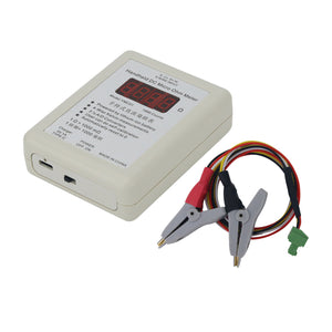 YMC01 Portable Handheld DC Ohm Meter Low Resistance Tester with 4-Wire Testing Mini Clip (Range 2R)