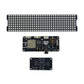 32x8 Pixel Screen Pixel Display Kit ESP32 WS2812 Alarm Clock Spectrum Display without Speakers