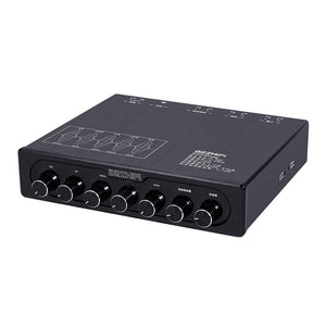 EQ500 HiFi Enthusiasts Level Audio Preamplifier 5-Segment EQ Tuning Audio Processor Effector Mini Mixer