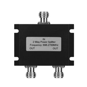 698-2700MHz 2-Way Microstrip Power Divider RF Power Splitter with N-Female Connectors for 3G 4G Uses