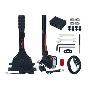 SXP PC Racing Game Simulator Sequential Shifter and Handbrake without Customized Button &amp; Light for Simagic Mini MOZA R5 R9