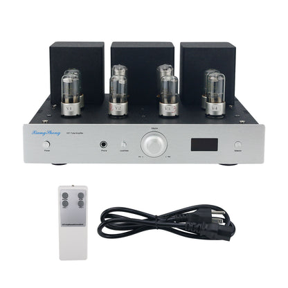 Hifi Tube Preamplifier Tube Preamp Headphone Amplifier (with Silver Panel) Supports Remote Control