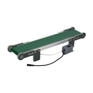 50CM/19.7&quot; 116RPM Conveyor Belt Desktop Conveyor Belt Toy Supports Forward Reverse Rotation &amp; Pause