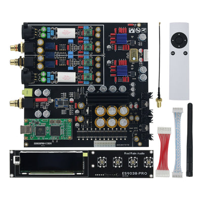 Dual ES9038PRO Decoder Board DAC Board DSD 384K Amanero USB Bluetooth 5.0 Lossless Fiber Coaxial Decoder