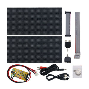 Full Color Music Spectrum Display For KTV Stage 64 Mode AS128 Sound Control P4 Two-Display