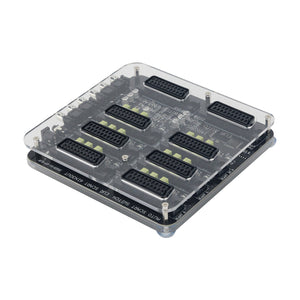 Automatic Distributor Converter 6 Input 3 Output Distributor with USB Cable for Scart Switcher Converting Board Device