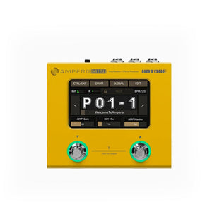 HOTONE Yellow Mini MP-50 Ultra-compact Amplifier Modeler Pedal Dual Core Digital Signal Processor