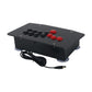 HAMGEEK HG-J500B Arcade Controller Fight Stick Game Controller with Black Red Buttons for Hitbox PC