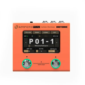 HOTONE Orange Mini MP-50 Ultra-compact Amplifier Modeler Pedal Dual Core Digital Signal Processor