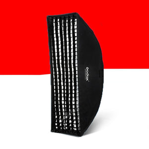 Godox FW50*130CM Softbox Portable Rectangular Honeycomb Grid Softbox Lighting Kit with Bowens Mount for Photo Studio