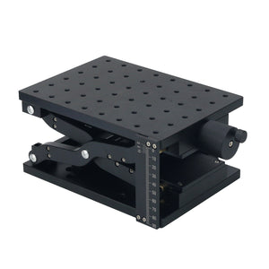 HYHTZ210 8.3 x 5.9&quot; Z Axis Laboratory Jack Precision Lab Jack Laboratory Scissor Jack with Scale